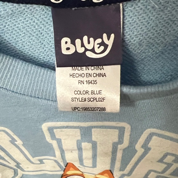 Bluey Kids Matching Set - Blue and White - Picture 4 of 8